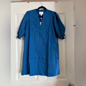 Lilly Pulitzer Blue Mialeigh Elbow Sleeve Dress